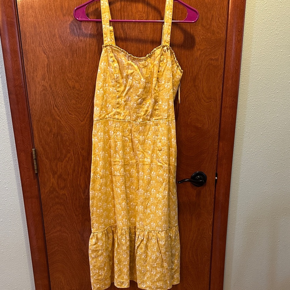Cynthia Rowley Yellow Floral Sundress